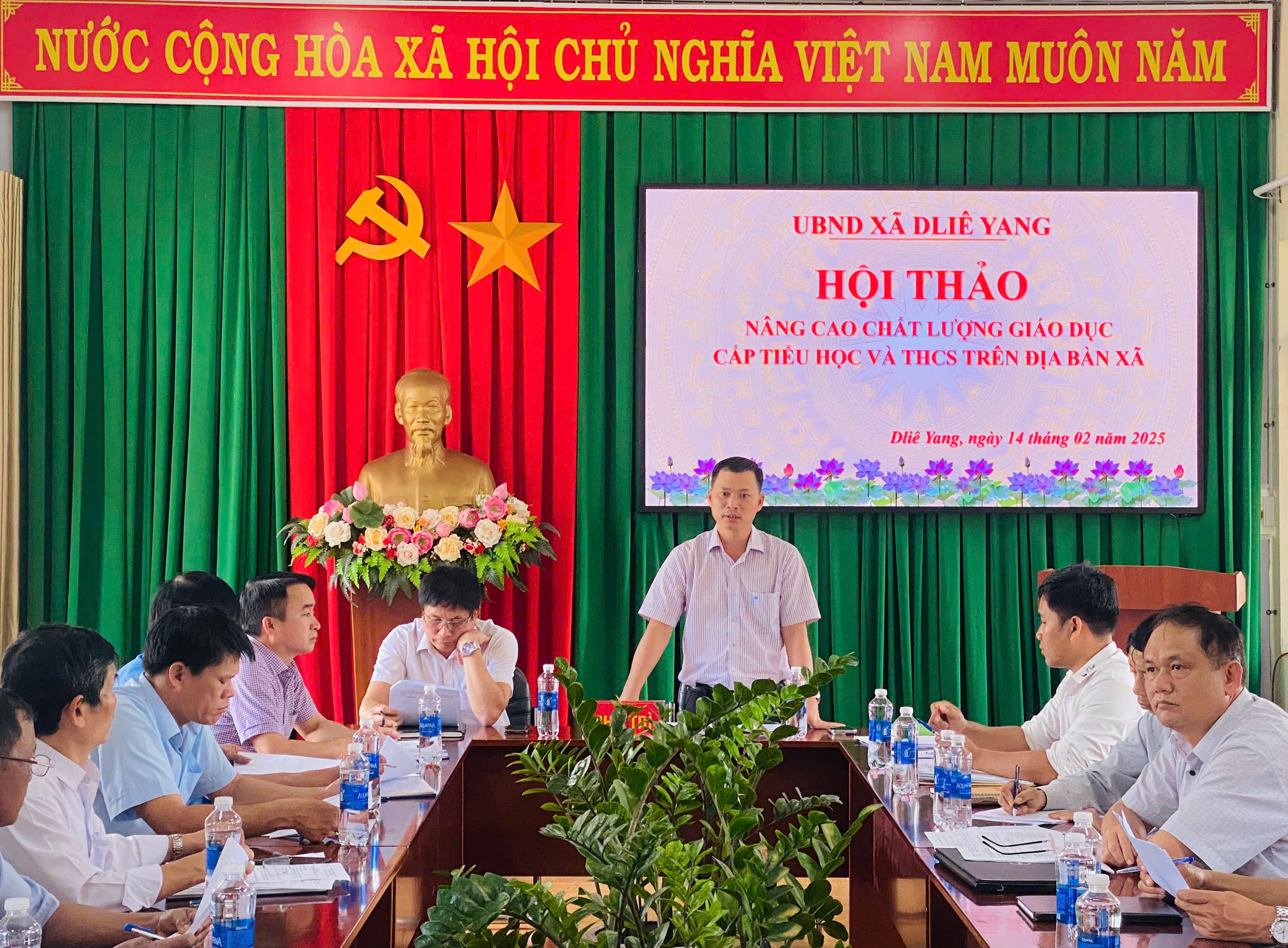 Hội thảo “Nâng cao chất lượng giáo dục cấp Tiểu học và Trung học cơ sở trên địa bàn xã Dliê Yang”